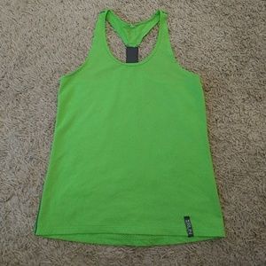 Under Armour Lime Green Small Run Tank Top